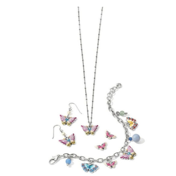 Brighton: Kyoto Butterfly Charm Silver Bracelet - Picture 7 of 8